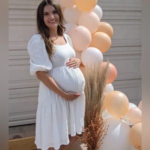 Maternity baby shower dress